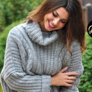 TURTLENECK OVERSIZE SOPHIA SWEATER $33